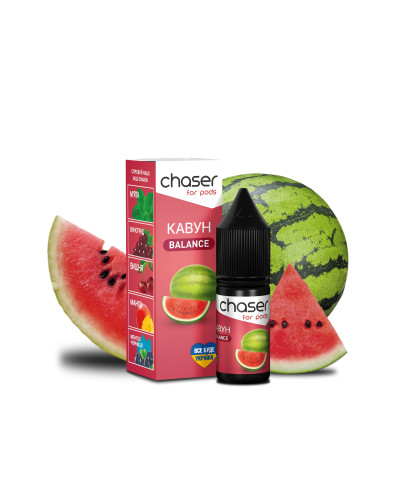ЖИДКОСТЬ CHASER BALANCE 10 МЛ 50 МГ СО ВКУСОМ АРБУЗ