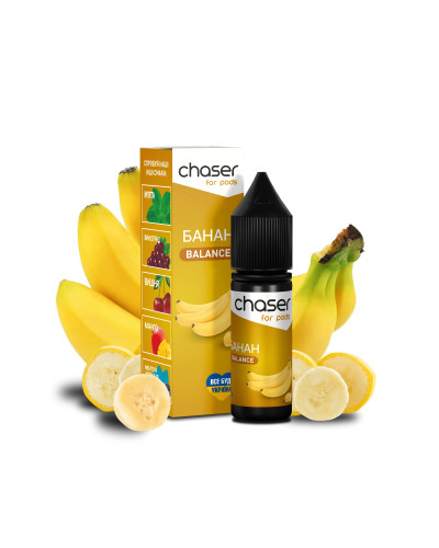 ЖИДКОСТЬ CHASER FOR PODS BALANCE 15 МЛ 50 МГ СО ВКУСОМ БАНАНА