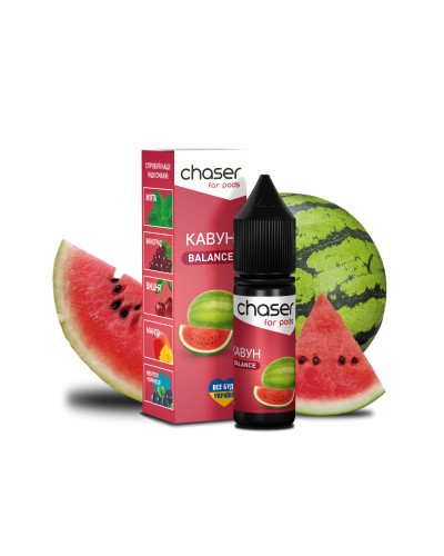 РІДИНА CHASER FOR PODS BALANCE 15 МЛ 50 МГ ЗІ СМАКОМ КАВУН