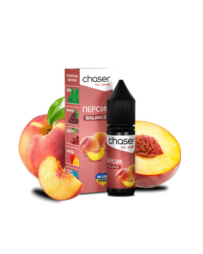 РІДИНА CHASER FOR PODS BALANCE 15 МЛ 50 МГ ЗІ СМАКОМ ПЕРСИКА