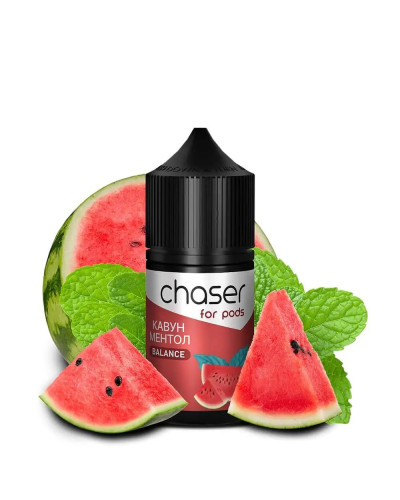 ЖИДКОСТЬ CHASER FOR PODS BALANCE 30 МЛ 50 МГ СО ВКУСОМ АРБУЗ МЕНТОЛ