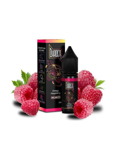 ЖИДКОСТЬ CHASER BLACK BALANCE 15 МЛ 50 МГ "ENERGY RASPBERRY" СО ВКУСОМ ЭНЕРГЕТИКА С МАЛИНОЙ