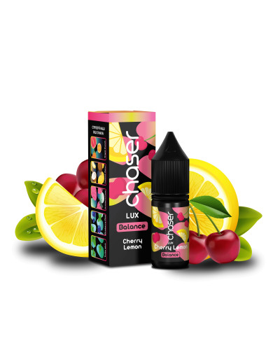 РІДИНА CHASER LUX BALANCE 11 МЛ 50 МГ "CHERRY LEMON" ЗІ СМАКОМ ВИШНІ ТА ЛИМОНА