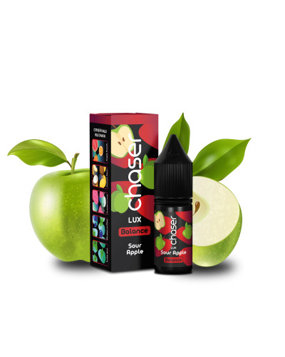 РІДИНА CHASER LUX BALANCE 11 МЛ 50 МГ "SOUR APPLE" ЗІ СМАКОМ КИСЛЕ ЯБЛУКО