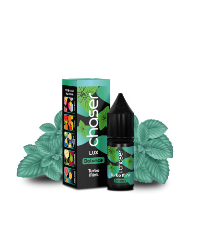 ЖИДКОСТЬ CHASER LUX BALANCE 11 МЛ 50 МГ "TURBO MINT" СО ВКУСОМ МЯТЫ