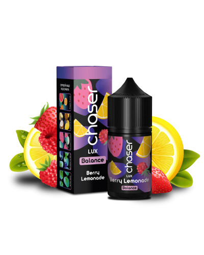 ЖИДКОСТЬ CHASER LUX BALANCE 30 МЛ 50 МГ "BERRY LEMONADE" СО ВКУСОМ ЯГОДНОГО ЛИМОНАДА