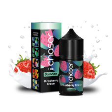  ЖИДКОСТЬ CHASER LUX BALANCE 30 МЛ 50 МГ "STRAWBERRY CREAM" СО ВКУСОМ КЛУБНИКИ И КРЕМА