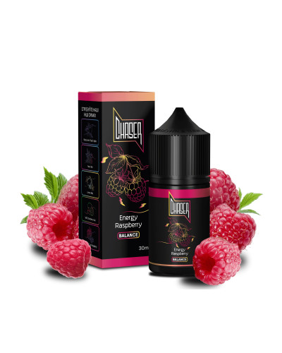 ЖИДКОСТЬ CHASER BLACK BALANCE 30 МЛ 50 МГ "ENERGY RASPBERRY" СО ВКУСОМ ЭНЕРГЕТИКА С МАЛИНОЙ