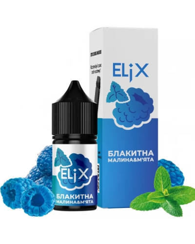 Жидкость ELiX 30 мл 60 мг со вкусом Голубая малина мята
