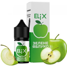 РІДИНА ELiX 30 МЛ 60 МГ ЗІ СМАКОМ ЗЕЛЕНЕ ЯБЛУКО