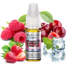 Жидкость ELF LIQ 10 мл 50 мг "Strawberry Raspberry Cherry Ice" со вкусом клубника малина вишня