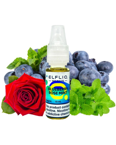 Жидкость ELF LIQ 10 мл 50 мг "Blueberry Rose Mint" со вкусом черника роза мята