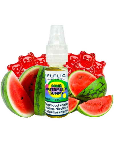 Жидкость ELF LIQ 10 мл 50 мг "Sour Watermelon Gummy" со вкусом кислые гамми арбуз