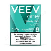 Картриджи IQOS VEEV one 2 pods Velvety Mint 18 мг (Нежная Мята)