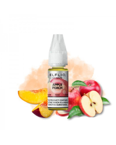 ЖИДКОСТЬ ELF LIQ 10 МЛ 50 МГ "APPLE PEACH" СО ВКУСОМ ЯБЛОКА И ПЕРСИКА