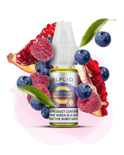 Жидкость ELF LIQ 10 мл 50 мг "Blueberry Raspberry Pomegranate" со вкусом черника малина гранат