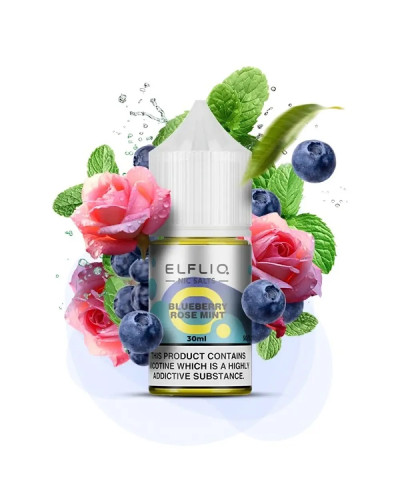 Жидкость ELF LIQ 30 мл 50 мг "Blueberry Rose Mint" со вкусом черника роза мята