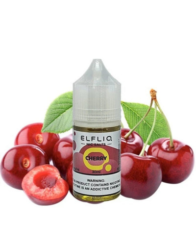 РІДИНА ELF LIQ 30 МЛ 50 МГ "CHERRY" ЗІ СМАКОМ ВИШНІ