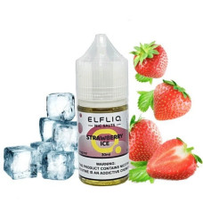 РІДИНА ELF LIQ 30 МЛ 50 МГ "STRAWBERRY ICE" ЗІ СМАКОМ ПОЛУНИЦІ ТА ЛЬОДУ
