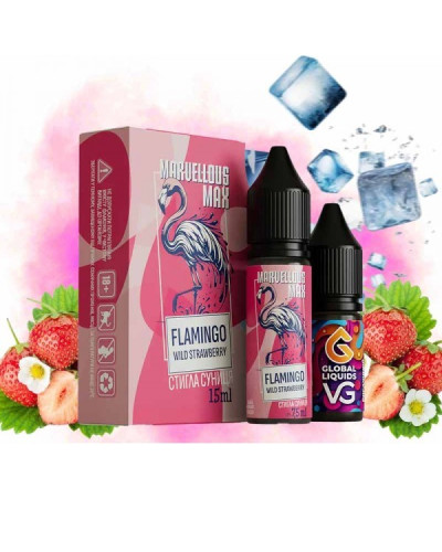Набор для самозамеса Marvellous Max 15 мл Flamingo Wild Strawberry (спелая земляника)