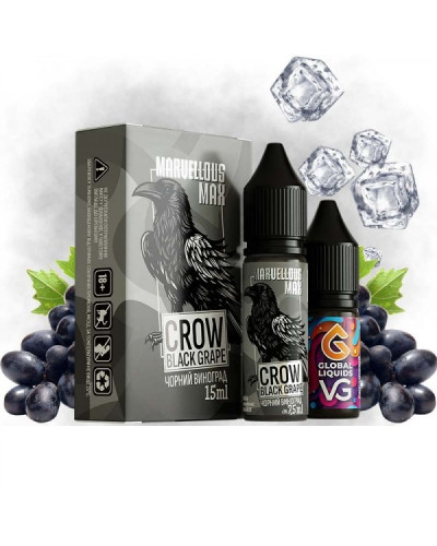 Набор для самозамеса Marvellous Max 15 мл Crow Black Grape (черный виноград)