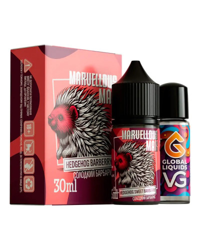 Набор для самозамеса Marvellous Max 30 мл Hedgehog Barberry (сладкий барбарис)