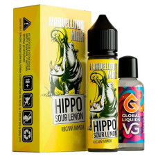 Набор для самозамеса Marvellous Max 30 мл Hippo Sour Lemon (кислый лимон)