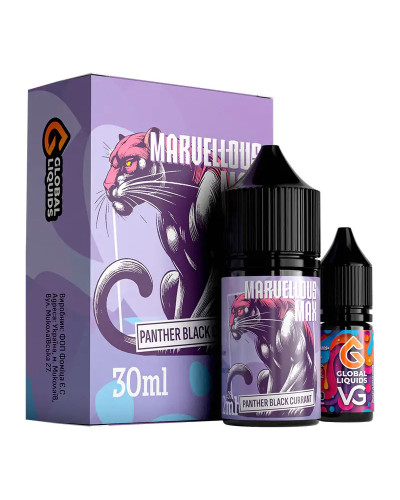 Набір для самозамісу Marvellous Max 30 мл Panther Black Currant (чорна смородина)
