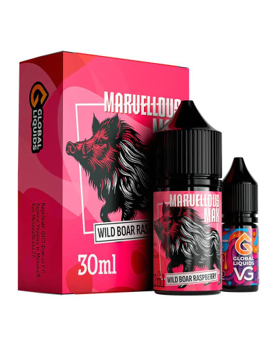Набор для самозамеса Marvellous Max 30 мл Wild Boar Raspberry (кислая малина)