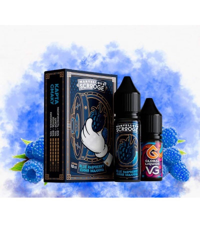Набір для самозамісу Marvellous Scrooge 15 мл Blue Raspberry (синя малина)