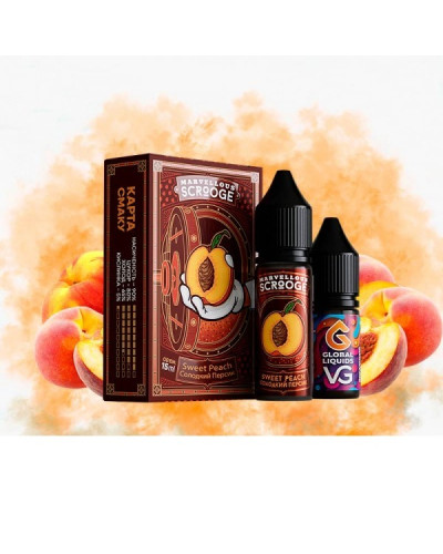 Набір для самозамісу Marvellous Scrooge 15 мл Sweet Peach (солодкий персик)