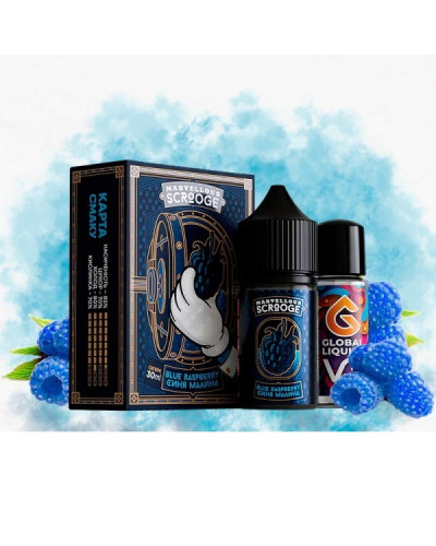 Набір для самозамісу Marvellous Scrooge 30 мл Blue Raspberry (синя малина)
