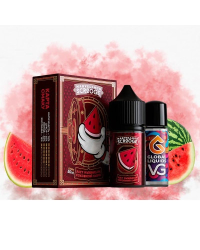 Набір для самозамісу Marvellous Scrooge 30 мл Juicy Watermelon (соковитий кавун)