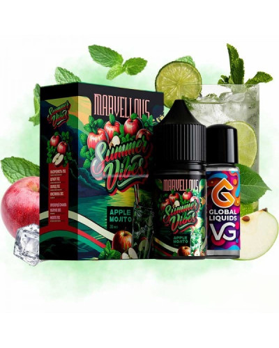 НАБОР ДЛЯ САМОЗАМЕСА Marvellous Summer Vibes 30 мл Apple Mojito (яблочный мохито)