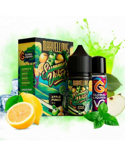 Набор для самозамеса Marvellous Summer Vibes 30 мл Apple Punch (пунш з яблоком)
