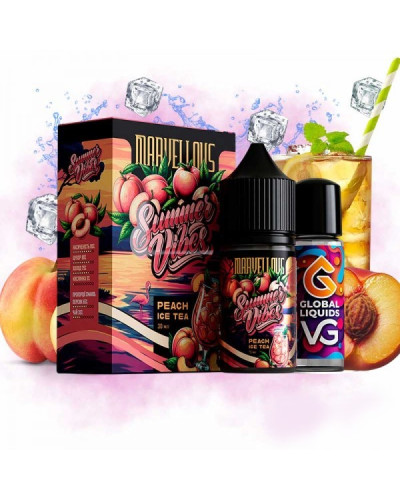 НАБІР ДЛЯ САМОЗАМІСУ Marvellous Summer Vibes 30 мл Peach Ice Tea (холодний персиковий чай)