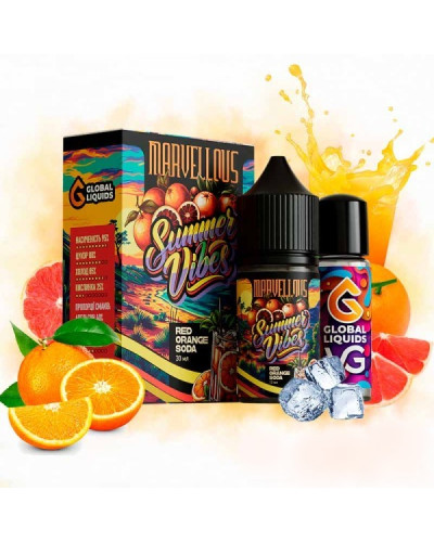 Набір для самозамісу Marvellous Summer Vibes 30 мл Red Orange Soda (содова з апельсинами)