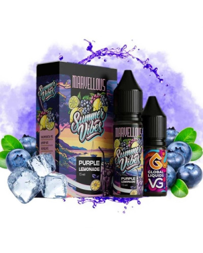 Набор для самозамеса Marvellous Summer Vibes 15 мл Purple Lemonade (лимонад с голубикой)