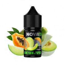  РІДИНА NOVA SALT 30 МЛ НА 50 МГ "HONEYDEW PAPAYA" ЗІ СМАКОМ ДИНІ ТА ПАПАЇ