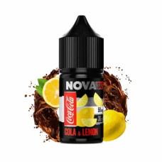  РІДИНА NOVA SALT 30 МЛ НА 50 МГ "COLA LEMON" ЗІ СМАКОМ КОЛИ ТА ЛИМОНА