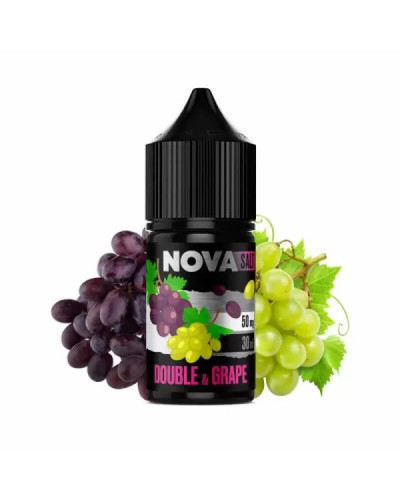 РІДИНА NOVA SALT 30 МЛ НА 50 МГ "DOUBLE GRAPE" ЗІ СМАКОМ ПОДВІЙНОГО ВИНОГРАДА