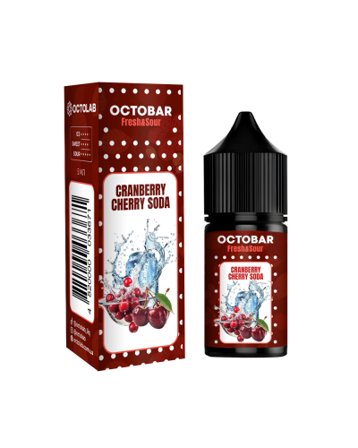 Набор для самозамеса Octobar Fresh&Sour 10 мл 50 мг Cranberry Cherry Soda (Клюква вишня газировка)