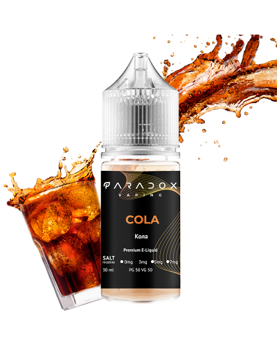 Рідина для под систем PARADOX Vaping 30 мл 30 мг зі смаком Cola (Кола)