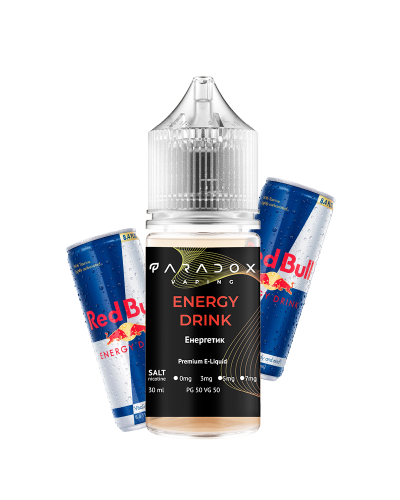 Рідина для под систем PARADOX Vaping 30 мл 30 мг зі смаком Energy Drink (енергетик)