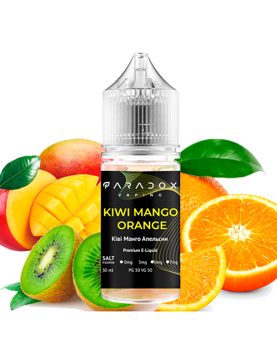 Рідина для под систем PARADOX Vaping 30 мл 30 мг зі смаком Kiwi Mango Orange (Ківі Манго Апельсин)