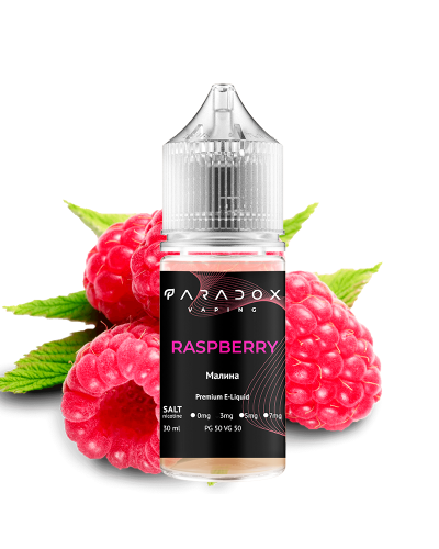 Рідина для под систем PARADOX Vaping 30 мл 30 мг зі смаком Raspberry (Малина)