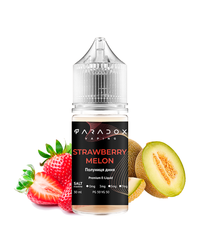 Жидкость для под систем PARADOX Vaping 30 мл 30 мг со вкусом Strawberry Melon (клубника дыня)