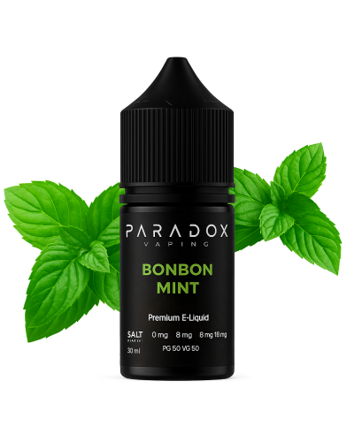 Жидкость для под систем PARADOX Vaping 30 мл 50 мг со вкусом Bonbon Mint (Мятная конфета)