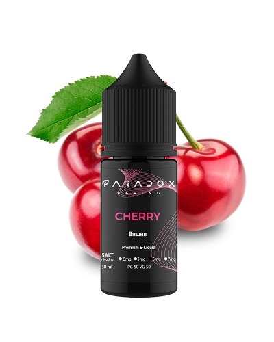 Рідина для под систем PARADOX Vaping 30 мл 50 мг зі смаком Cherry (вишня)