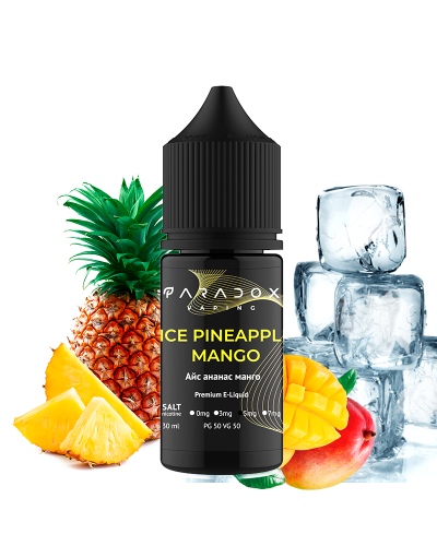 Рідина для под систем PARADOX Vaping 30 мл 50 мг зі смаком Ice Pineapple Mango (Айс Ананас Манго)